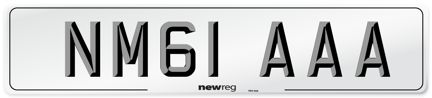 NM61 AAA Number Plate from New Reg